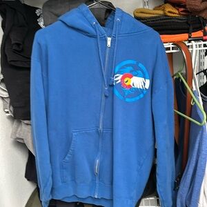 Never Summer zip up hoodie